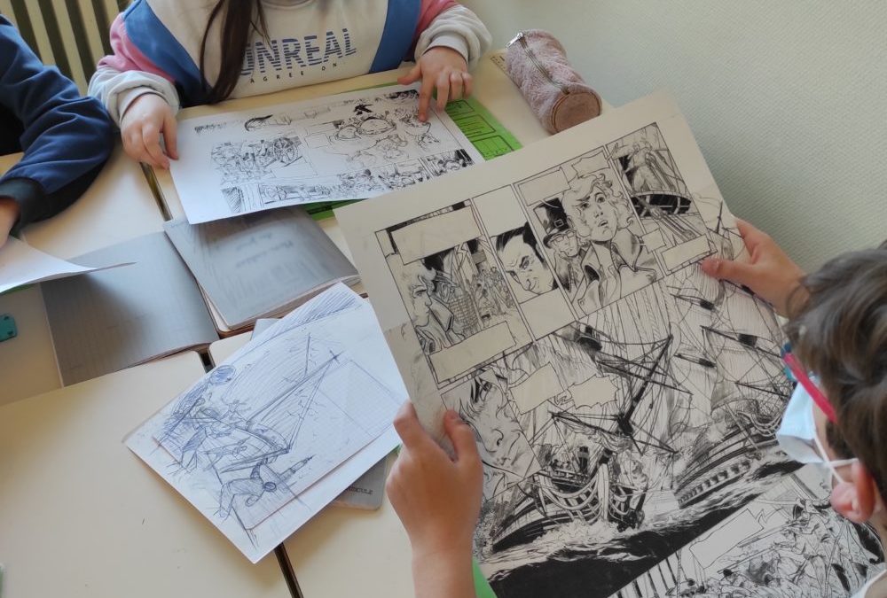 La bande dessinée est à l’honneur dans la classe de CM1/CM2